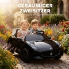 Afbeelding van AIYAPLAY Kinder Elektroauto Maserati 12V 2-zits afstandsbediening, muziek en LED-verlichting
