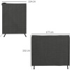 Afbeelding van Outsunny Polyester Donkergrijs 177L x 114B x 152H cm Bescherming voor Schommel
