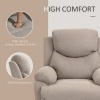 Afbeelding van HOMCOM Relaxfauteuil - Kantelbaar tot 150° - Slaapfunctie - Beige