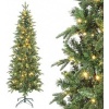 Afbeelding van HOMCOM Kunststof Kerstboom 60L x 60B x 180H cm Groen met Metaal