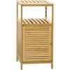 Afbeelding van Kleankin badkamerkast van bamboe - 33L x 36,5B x 67H cm - natuurlijk