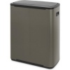 Afbeelding van Brabantia Bo Touch Bin Prullenbak - 60 liter - 1 vak - Platina