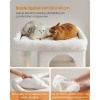 Afbeelding van Feandrea kattenkrabpaal 101 cm met 2 grotten voor katten