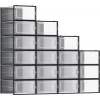 Afbeelding van Yaramis Opbergdozen | 18 Stuks | 23 x 33,5 x 14 cm | Transparant - Songmics - Schoenenkasten