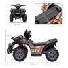 Afbeelding van HOMCOM elektrische quad kinderauto 6V met LED koplamp voor 18-36 maanden, zwart 66 x 44 x 42 cm