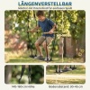 Afbeelding van AIYAPLAY Kinderschommel van esdoornmultiplex en beukenhout - 79L x 40B x 180H cm - Natuurlijk hout