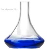 Afbeelding van DILAW® Tornado shisha-glazen vaas, vervangglas zonder schroefdraad, kleur: blauw