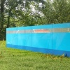 Afbeelding van Outsunny Camping Windscherm van Polyester, Staal 725L x 140H cm Blauw