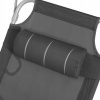 Afbeelding van Ligbed Antraciet 53x193cm, 150kg draagvermogen, opklapbaar met kap