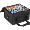 Afbeelding van Luxe Twinmarkers Set 168 stuks - Stiften voor volwassenen en kinderen met opbergkoffer