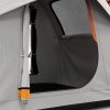 Afbeelding van Outsunny Heckzelt van polyester en fiberglass - 239L x 210B x 210H cm - Lichtgrijs