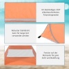 Afbeelding van Outsunny Strandtent Polyester, Staaldraden 200L x 150B x 119H cm Oranje