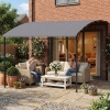 Afbeelding van Outsunny Pergola Gazebo - Polyester, Metaal - 286L x 384B x 252H cm - Grijs