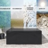 Afbeelding van Outsunny Meubelhoes - 235L x 190B x 90H cm - Zwart