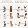 Afbeelding van PawHut hondenkennel met dubbele deuren, 120 x 60 x 88,5 cm, voor middelgrote honden, eikenhout