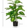 Afbeelding van HOMCOM - Kunstplant - PEVA - 17x17x95 cm - Groen