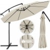 Afbeelding van Tillvex Parasol Ø 300 cm met zwengel, hoes en windbescherming - Waterdicht en UV-beschermend