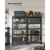 Afbeelding van SONGMICS Stalen rek 75 cm breed, 5-laags, anti-roest, 650 kg laadcapaciteit, eenvoudig te monteren