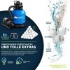 Afbeelding van Tillvex zandfiltersysteem 7.900L/h + 400g filterkogels | Zwembadfilter met drukweergave