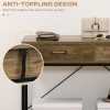 Afbeelding van HOMCOM Consoletafel met 2 lades