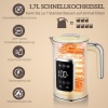 Afbeelding van HOMCOM Ontbijtset: 1,7L Waterkoker en Toaster met 6 Bruiningsniveaus en LED-Touchscreen