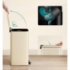 Afbeelding van Songmics pedaalemmer 30L softclose metaal zandbeige
