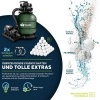 Afbeelding van Tillvex Zandfiltersysteem 7.900L/h + 400g Filterkogels | Zwembadfilter met drukweergave