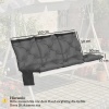 Afbeelding van Outsunny Buiten zitkussen - Polyester, PP-katoen - 150L x 100B x 10H cm - Donkergrijs