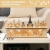Afbeelding van HOMCOM Kerstdorp met LED-verlichting 830-516V00