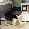 Afbeelding van Vinsetto Ergonomische Kniestuhl, Gezondheidsstoel voor Thuiswerk, Zwart