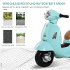 Afbeelding van HOMCOM VESPA elektrische motorfiets voor kinderen 18-36 maanden, groen, 3 km/h, met LED en geluid