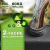 Afbeelding van tillvex® Parasolstandaard 60 liter / 80 kg, 4-delig, weerbestendig, vulbaar met water of zand