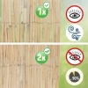 Afbeelding van UrFence Balkon Privacy Scherm Rietmat 110x600 cm - Natuurlijk Riet Tuinscherm, Ondoorzichtig en Weer