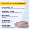Afbeelding van Zelesta® Teddybed Taupe 140x200 - Teddy Dekbedovertrek - Fluffy Dekbedovertrek