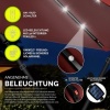Afbeelding van Tillvex® Premium aluminium parasol 330 cm met hoes en windbescherming | 360° draaibaar en kantelbaar