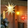 Afbeelding van Star-Max LED kunststof kerstster 35 cm wit