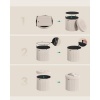 Afbeelding van SONGMICS Opbergpoef, Opvouwbare Voetenbank, 65 L, 47 x 47 x 45 cm