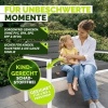Afbeelding van tillvex® Weerbestendige Tuinbank 2-3 Zits met Hoes & Kussens - Houtlook, tot 300kg Belastbaar