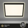 Afbeelding van Briloner Leuchten - LED-plafondlamp met achtergrondverlichting, 22W, 3000 lumen, wit-zwart