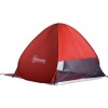 Afbeelding van Outsunny Strandmuschel van polyester, stalen draad - 200L x 150B x 119H cm - Rood