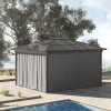 Afbeelding van Outsunny - Zijwanden voor 3x3m Paviljoenen - Polyester - Grijs