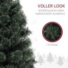 Afbeelding van HOMCOM Kunststof Kerstboom, Staal, 45 cm diameter x 90 cm hoog, Groen