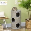 Afbeelding van PawHut Kat klimframe met sisal, comfortabel platform - lichtgrijs