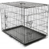 Afbeelding van TRESKO hondenbench - metalen transportkooi - opvouwbare draadkooi 91 x 58 x 64 cm