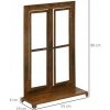 Afbeelding van Outsunny Decoratief IJzeren Raam met Metalen Frame 844-586V00