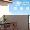 Afbeelding van Outsunny Tuinscherm van polyester, aluminium en metaal in lichtgrijs