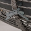 Afbeelding van Outsunny - Rattan Stoel Set - Metaal - PE Rattan - Grijs