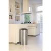 Afbeelding van Brabantia Touch Bin Prullenbak - 30 liter - Mat RVS Vingerafdrukbestendig