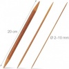 Afbeelding van Bamboe Breinaalden Set - 75 stuks - 15 maten van 2 t/m 10 mm