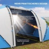 Afbeelding van Outsunny Tent Taft, Fiberglas L430 x B240 x H170cm - Blauw